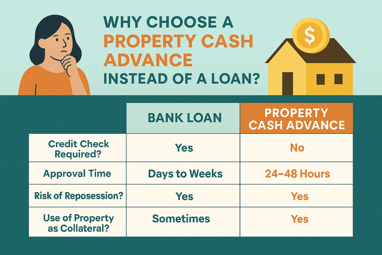 Cash advance 1 CASH ADVANCE OPTION FOR PROPERTY 2025