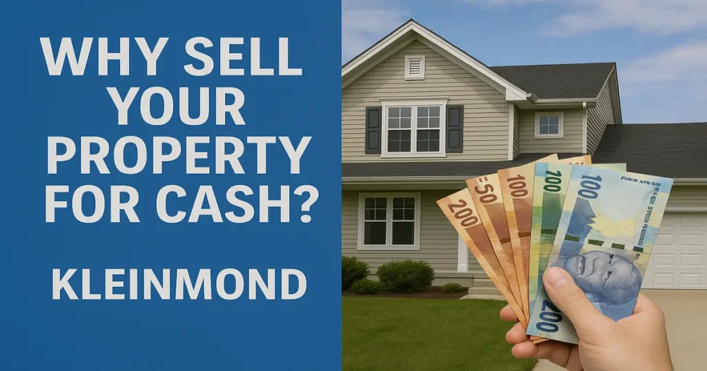why sell your house for cash in kleinmond