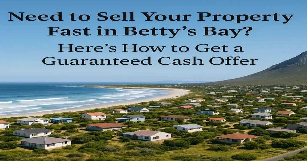 sell your house for cash betty's bay